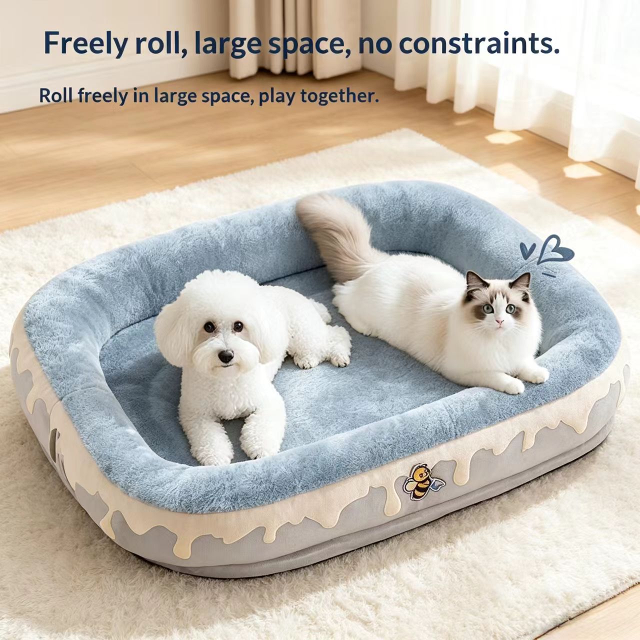 Honeypot Shaped Dog Bed – OEM Removable Cover Washable Pet Sofa – Custom Foam Pet Bed Manufacturer China